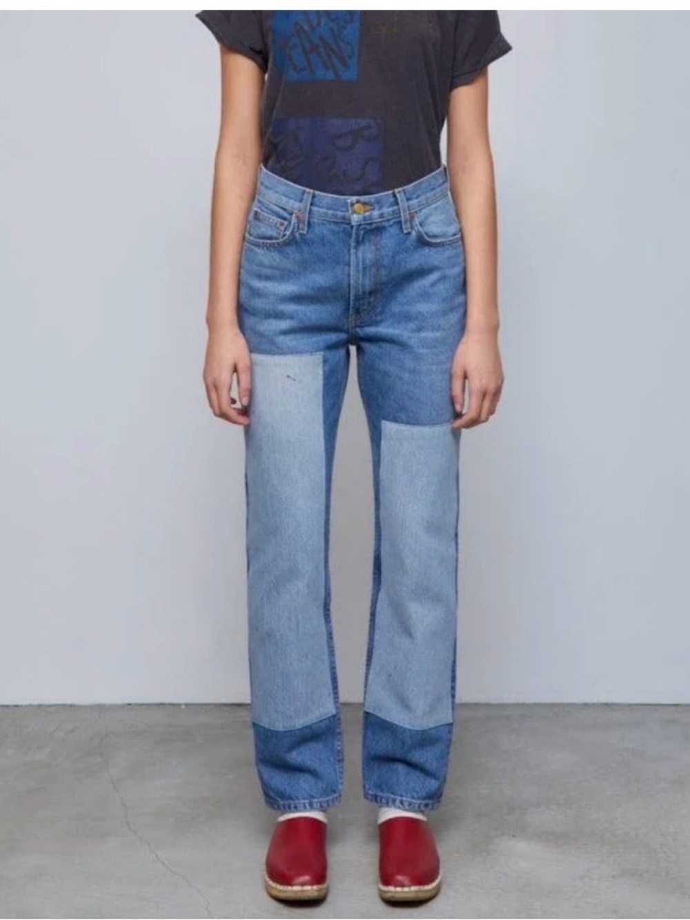 B Sides Arts Straight Reese Vintage Patchwork No.2 Jeans size 28